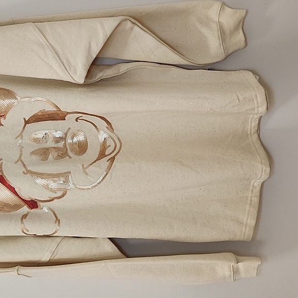 Disney Parks Mickey Walt Disney World Sequined Holiday Spirit Jersey Size S - Picture 5 of 16